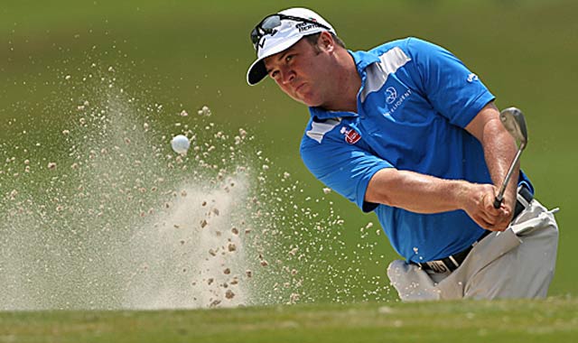 Andrew Svoboda ties the course record with a 64 but is later trumped by Ben Martin. (Getty Images)
