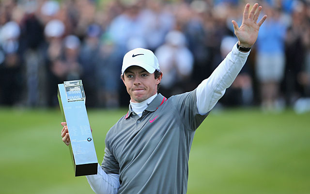 Seven behind when the day began, Rory McIlroy shoots a 6-under 66 to win at Wentworth. (Getty Images)