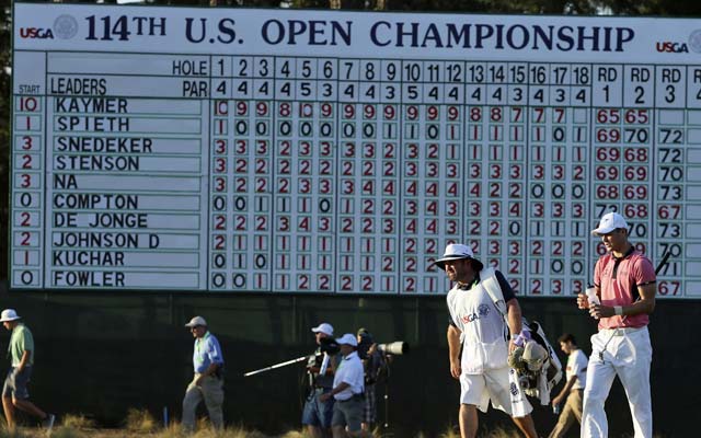 Martin Kaymer manages a 72 and takes a five-shot lead heading into Sunday. (USATSI)