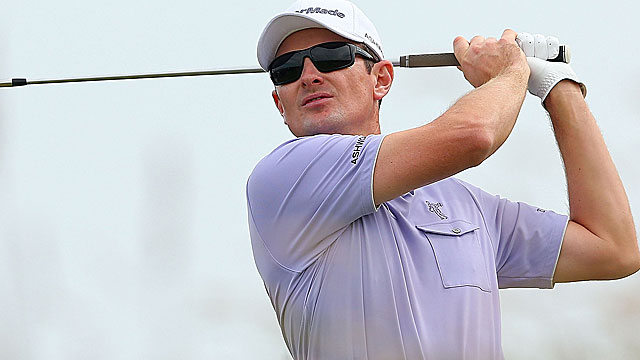 Justin Rose is in position to win back-to-back titles after shooting a 5-under 66. (Getty Images)