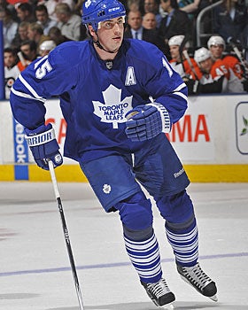 Tomas Kaberle has spent his first 11 seasons with the Maple Leafs. (Getty Images)