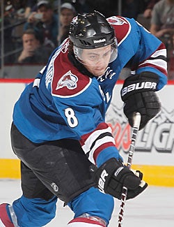 Rookie Kevin Shattenkirk gets some credit for helping the Avs climb atop the Northwest Division. (Getty Images)