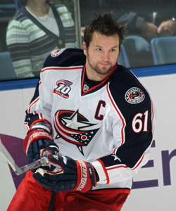 LW Rick Nash is leading Columbus with 13 goals and 4 assists. (Getty Images)