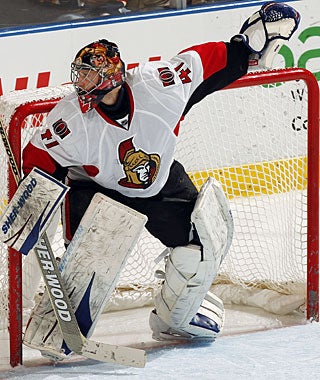 Craig Anderson enjoys the change of scenery and likes it Ottawa. (Getty Images)