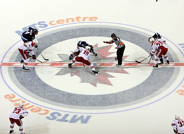 Playing in the MTS Centre in Winnipeg, the Jets remain in the Eastern Conference. (Getty Images)