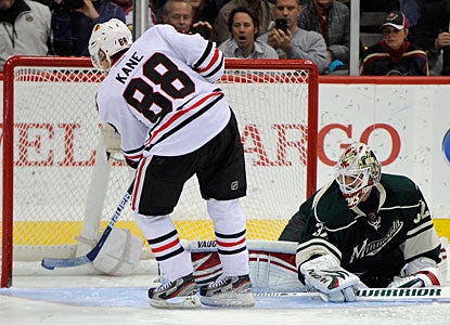 Patrick Kane secures the win for Chicago when he converts his shootout attempt. (Getty Images)