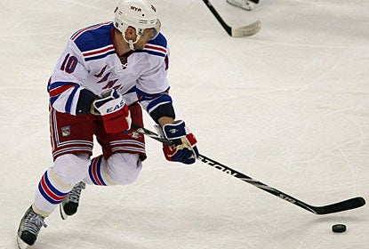 Marian Gaborik scores two goals, including an empty net one, and has one assist to reach 600 points for his career. (US Presswire)