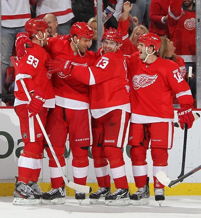 Detroit wins its 14th straight at home, which matches a 1965 team record. (Getty Images)