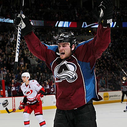 Ryan O'Reilly's goal with 1.2 seconds remaining in overtime gives the Avalanche the victory. (Getty Images)