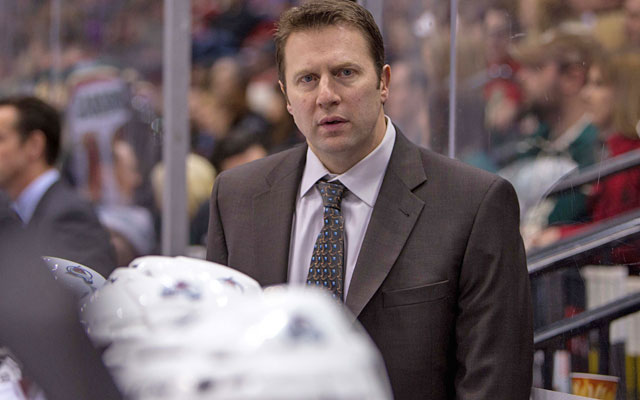 Joe Sacco led the Avs to the playoffs in his first season and finishes with a 130-134-30 record. (USATSI)