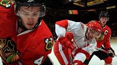 NHL playoff action
