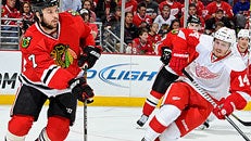NHL playoff action