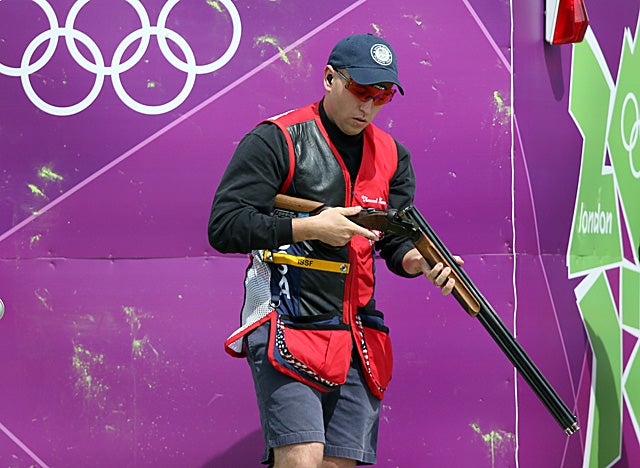 Hancock helps the U.S. sweep in skeet shooting, after Kimberly Rhode won on the women's side. (Getty Images)