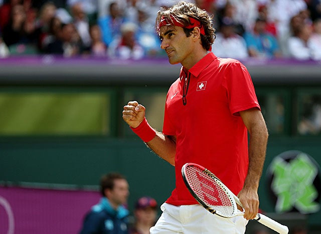 Federer makes it to the final after a four-hour, 26-minute semifinal vs. Juan Martin del Potro. (Getty Images)