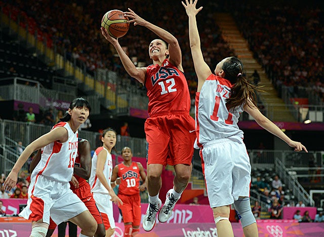 Taurasi's 22 points help the U.S. women's team notch its 38th straight win in Olympic play. (Getty Images)