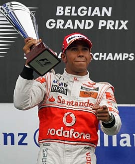 Lewis Hamilton gets some breaks and takes advantage. (Getty Images)