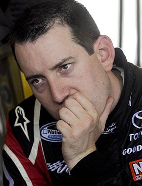 Supposedly Kyle Busch has toned it down some, yet he still gets himself in plenty of trouble on the circuit. (US Presswire)