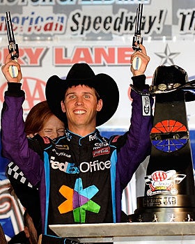 Denny Hamlin leads the series with eight wins this season. (Getty Images)