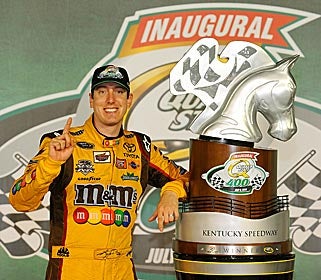 Kyle Busch really dug Kentucky. (Getty Images)