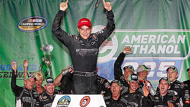 This is James Buescher's third career victory -- all three coming this season. (Getty Images)