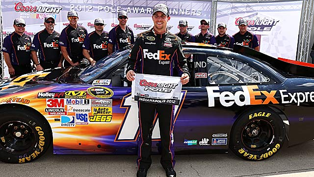 'I feel like when we come here, we can win every single time,' Denny Hamlin says. (Getty Images)