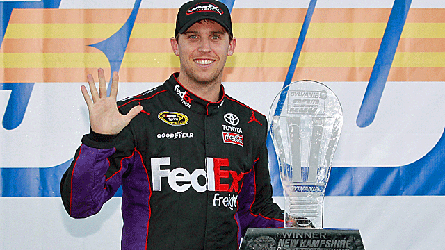 Denny Hamlin has now won five races this season. (Getty Images)