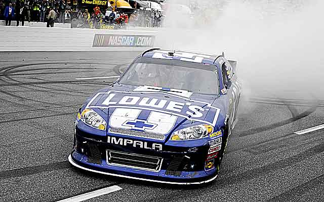 Jimmie Johnson takes the top spot in Pete Pistone's power rankings. (US Presswire)