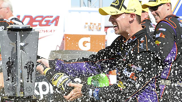 Denny Hamlin's season suddenly takes on a happier look. (USATSI)