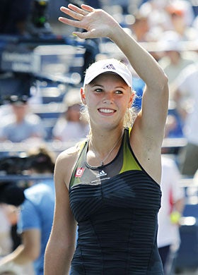 Caroline Wozniacki has lost just two games in her first two matches. (AP)