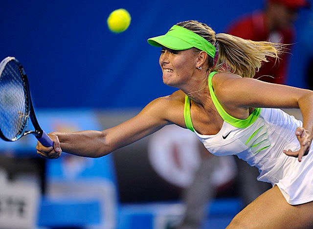 Sharapova falls short of a fourth Grand Slam title, losing in straight sets in Melbourne. (Getty Images)