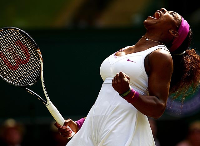 Serena smashes 23 aces and erases six break points on her way past Zheng. (Getty Images)