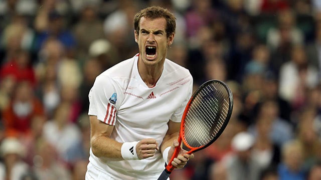 Murray wraps up his win at 11:02 p.m. -- two minutes past the deadline with the roof closed. (Getty Images)