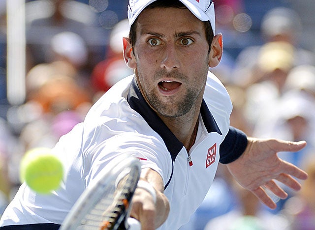 Facing no break points Friday, Djokovic needs just over 90 minutes to move to Round 3. (Getty Images)