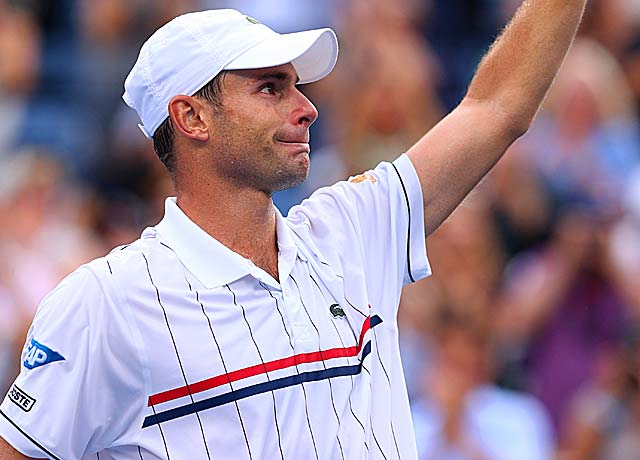 Andy Roddick says goodbye to tennis as the last American man to win a Grand Slam (2003). (Getty Images)