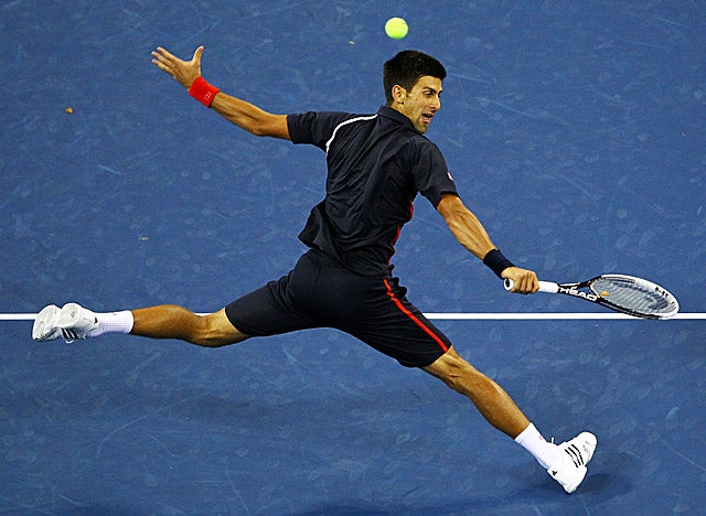 Djokovic faces David Ferrer, against whom the defending champ holds a 8-5 career edge. (Getty Images)