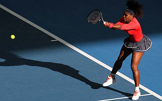 Williams takes less than an hour to beat her first opponent this season, Varvara Lepchenko. (AP)