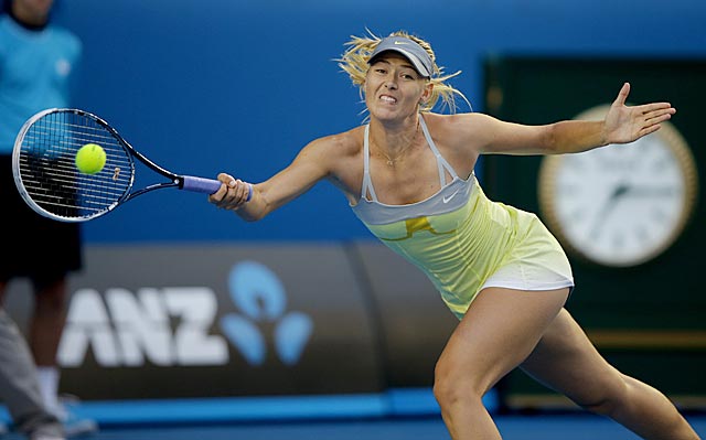 Maria Sharapova wins in straight sets and improves her all-time record against Venus Williams to 5-3. (AP)