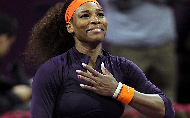 Serena Williams: 'Oh my gosh, I've been through so much. I never thought I would be here.' (AP)