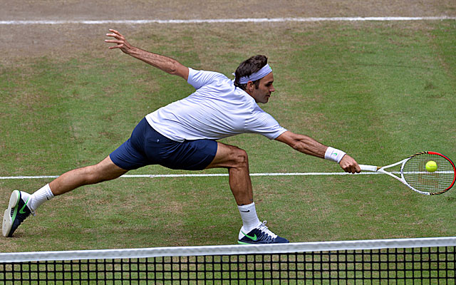 Roger Federer, No. 3 in the rankings, wins his first title of the year -- and 77th overall. (Getty Images)