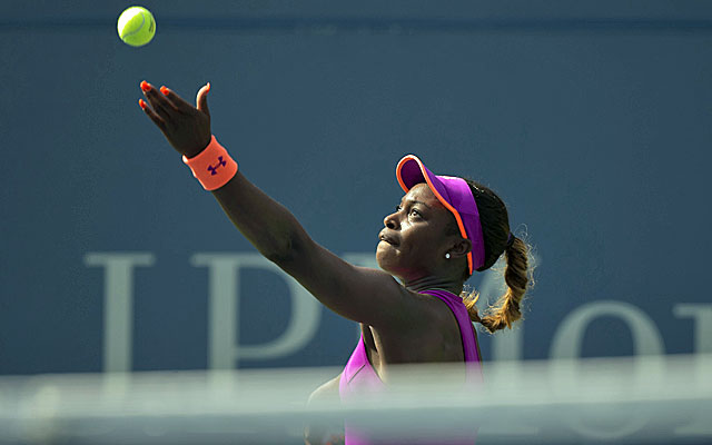 Sloane Stephens rolls into the Round of 16 by defeating Jamie Hampton and will face Serena Williams next. (USATSI)