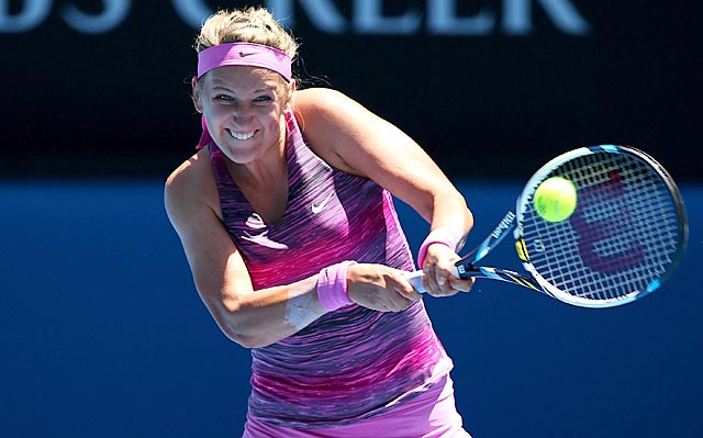 Seeking a three-peat Down Under, Victoria Azarenka opens her defense with a victory. (Getty Images)