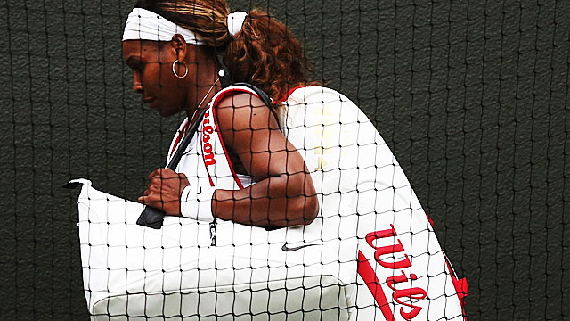 This is the earliest Wimbledon exit for five-time champ Serena Williams since 2005. (Getty Images)