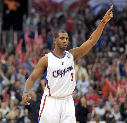 Chris Paul (12 points, 10 dimes) helps the Clippers beat the Thunder for the third time in four tries this season. (US Presswire)