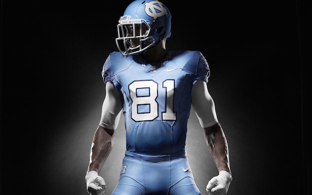 north carolina new football uniforms