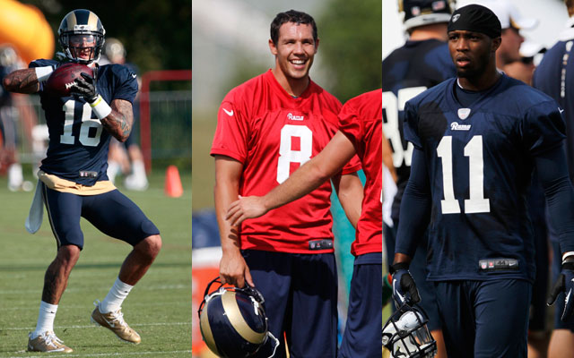 Who will emerge to help Sam Bradford in St. Louis?