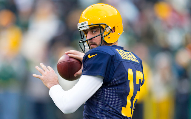 At least one person thinks that Aaron Rodgers is the NFL's version of Larry Bird. (USATSI)