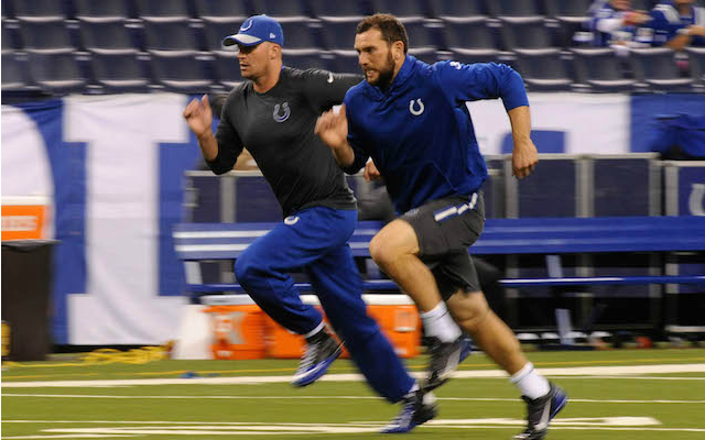 Andrew Luck's speed is not deceptive. (USATSI)