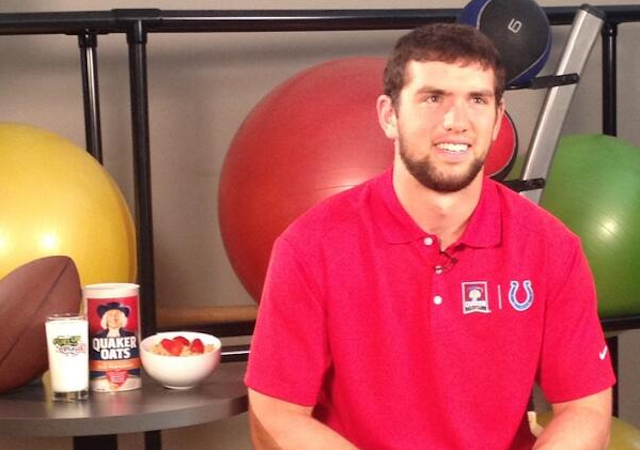 Is Quaker oatmeal Andrew Luck's secret? (Twitter)