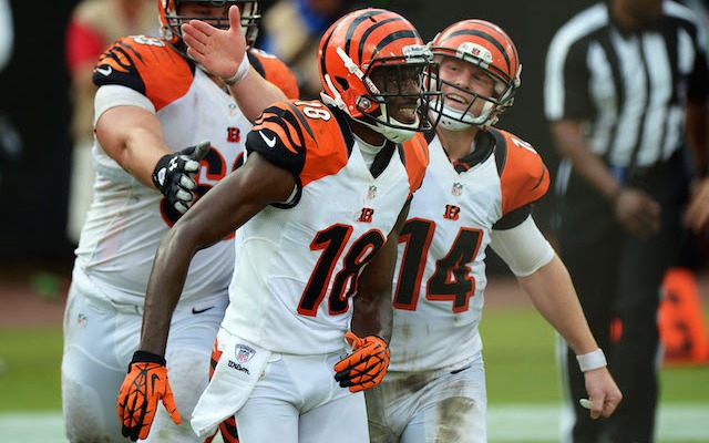 A.J. Green only wants to be catching passes from Andy Dalton. (USATSI)