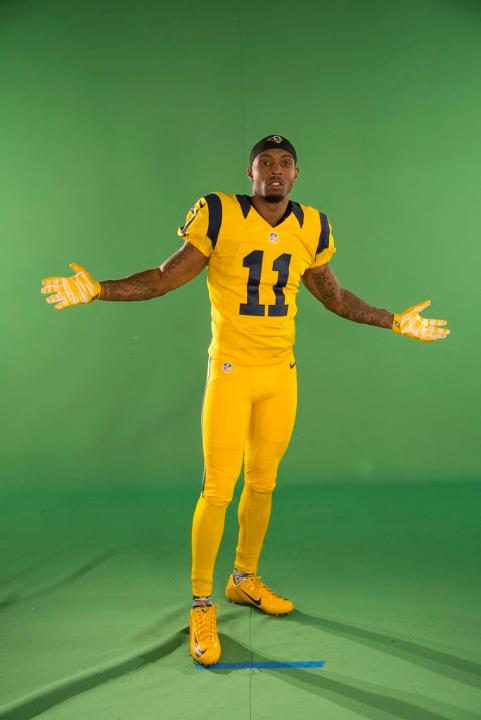 LOOK: Rams to wear all-yellow uniforms, Bucs to go all-red for TNF 